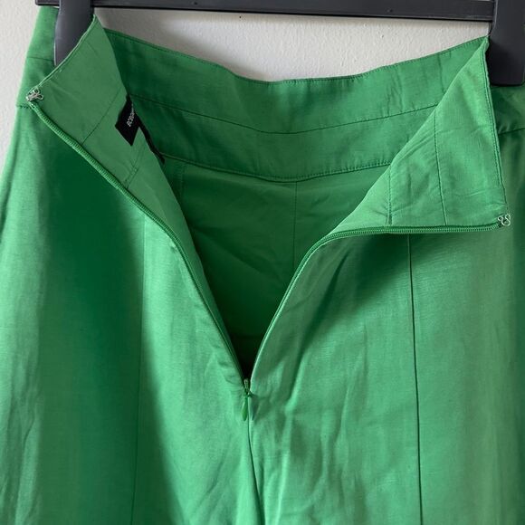 ⭕️ BCBGMAXAZRIA Pants Emerald Green Wide Leg Small - Picture 6 of 7